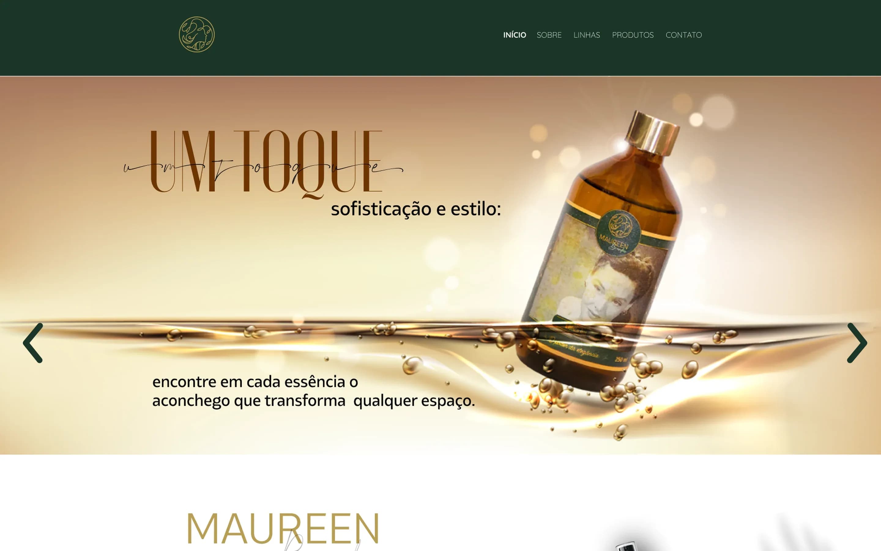 Primeira dobra da loja Maureen Brandão