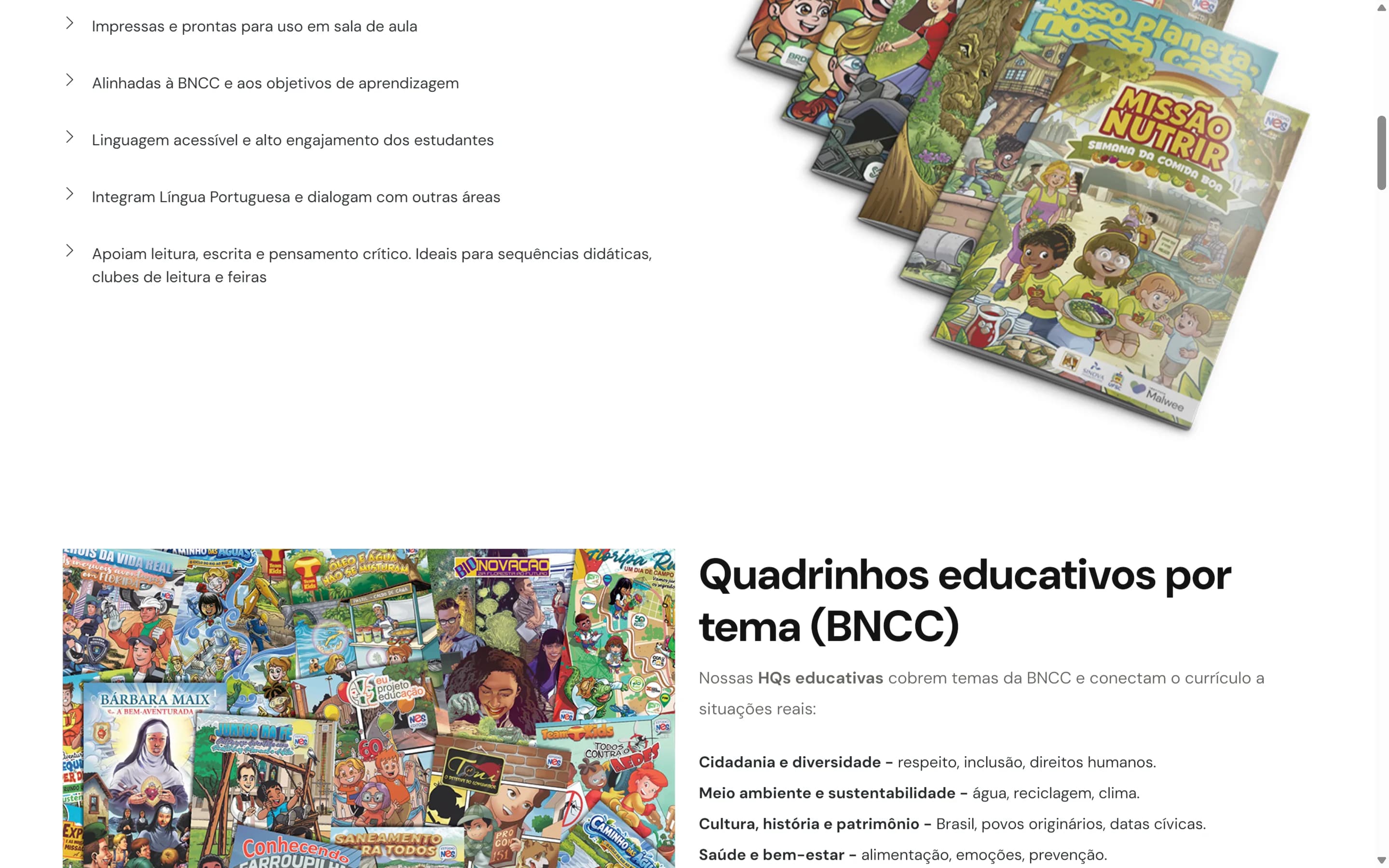 Destaque do site Estúdio NES