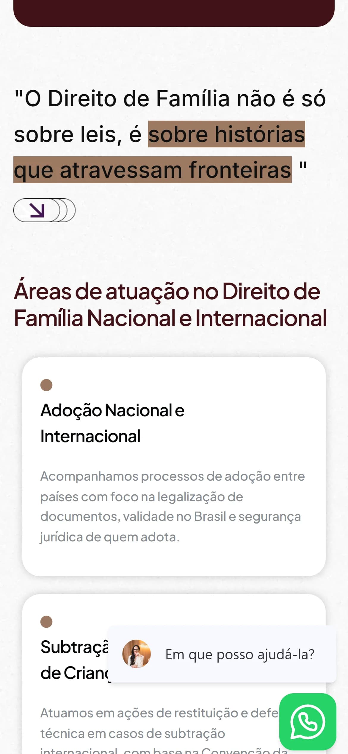 Perguntas frequentes no celular