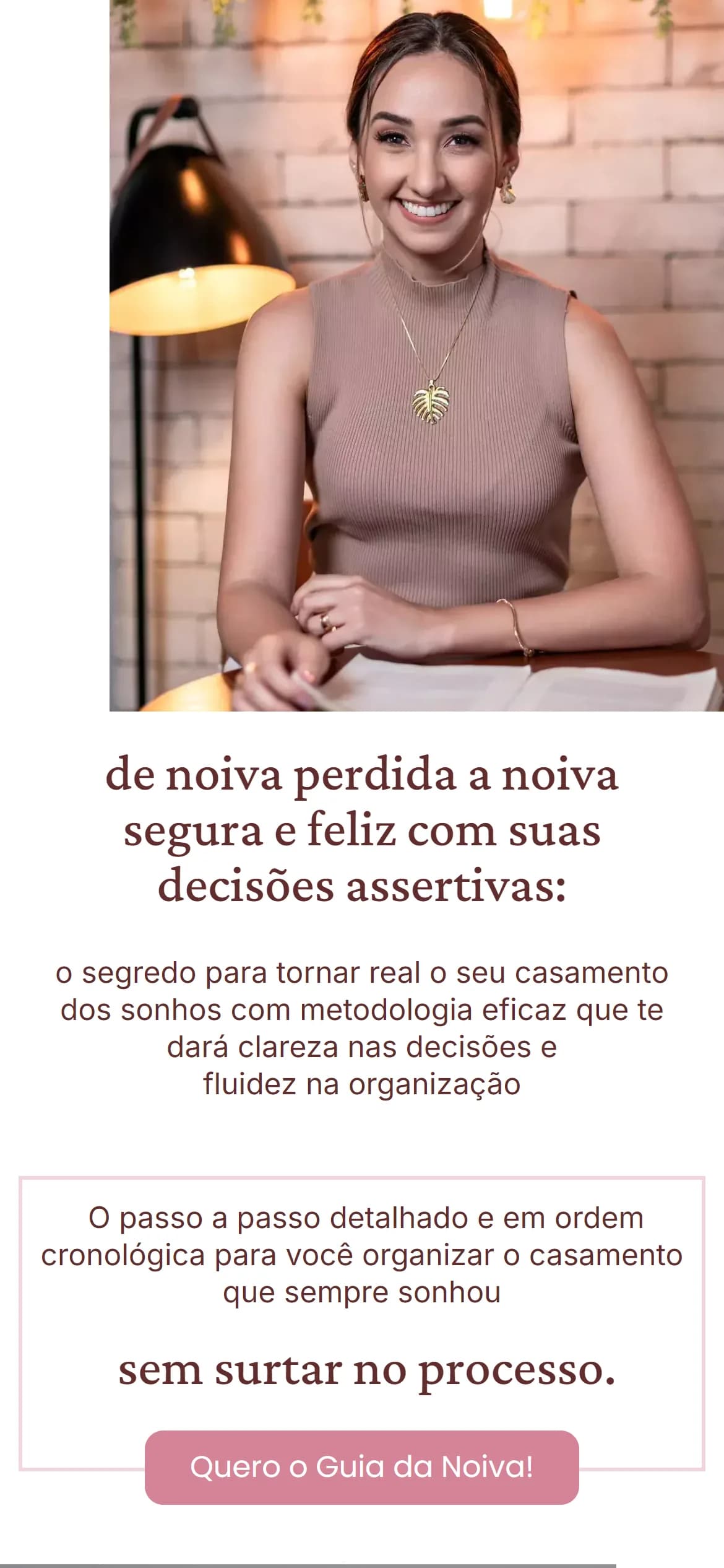 Topo do site no celular