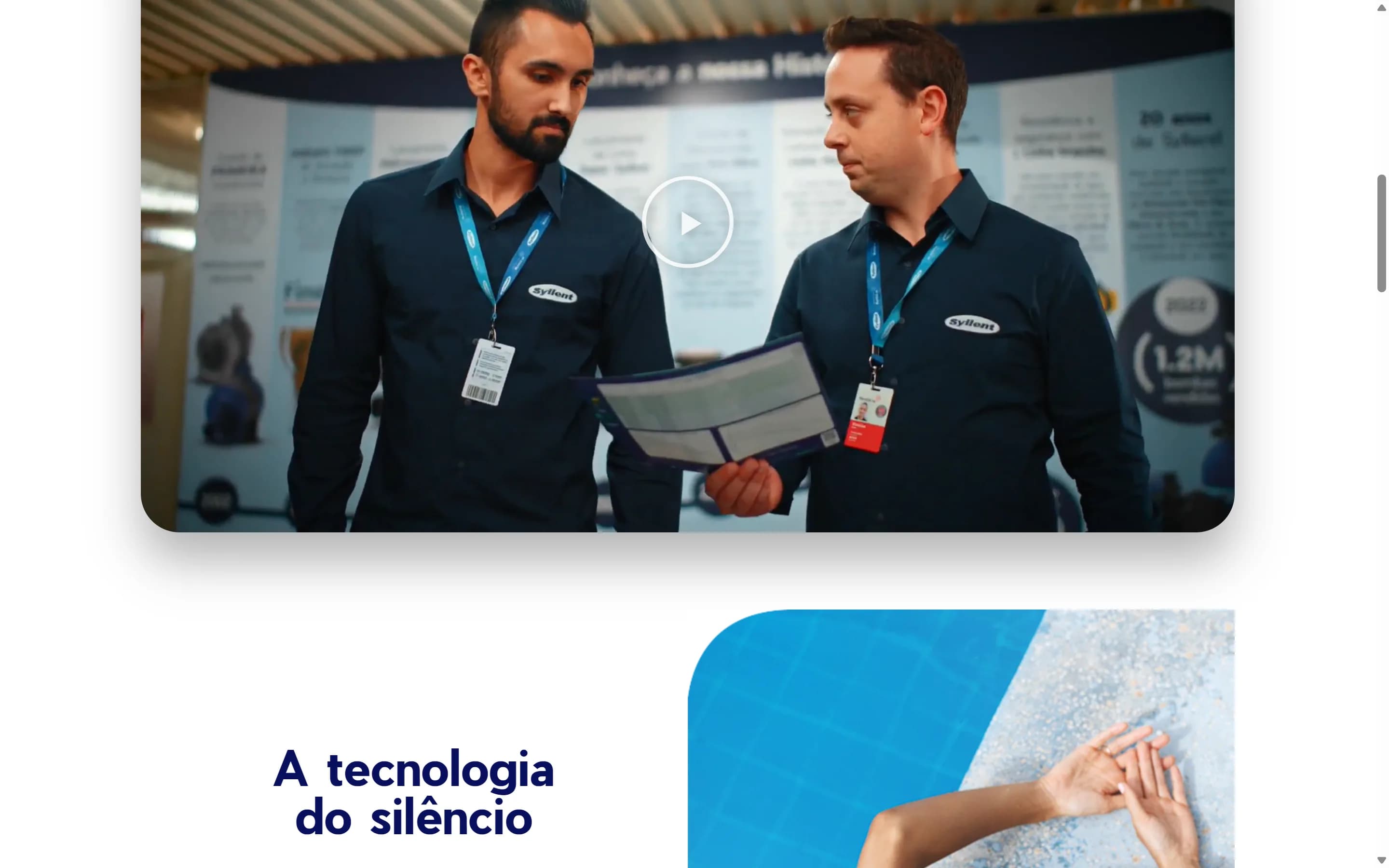 Destaque do site Syllent